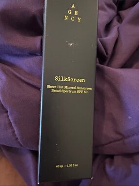 SilkScreen Sheer Tint Mineral Sunscreen SPF 50 — Purple
